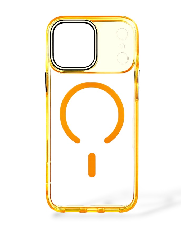 Funda transparente con borde de color y diseño iPhone 15 Pro Max