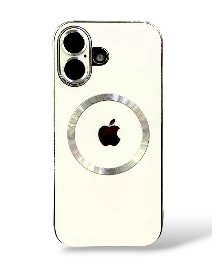 Funda para iPhone con acabado tipo cristal metálico 11