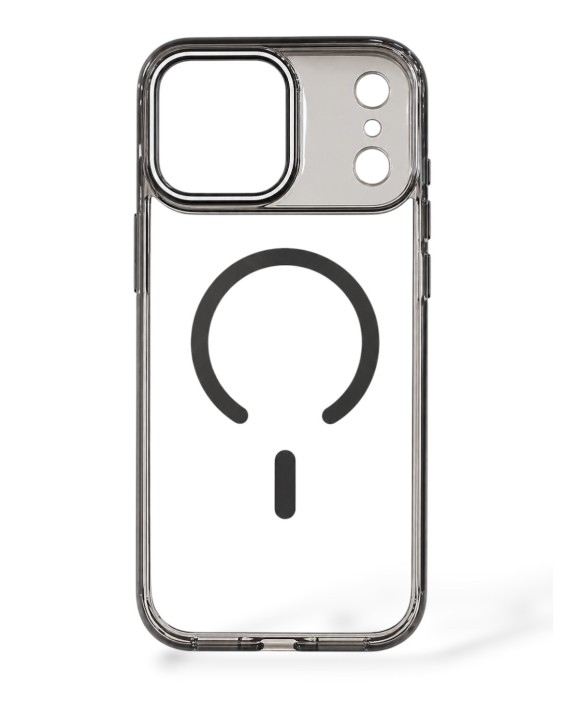 Funda transparente con borde de color y diseño iPhone 16 Pro