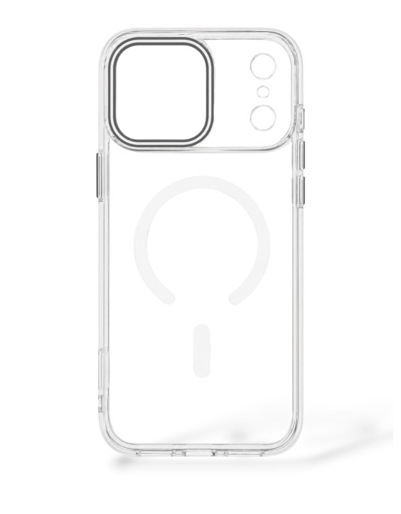 Funda transparente con borde de color y diseño iPhone 17