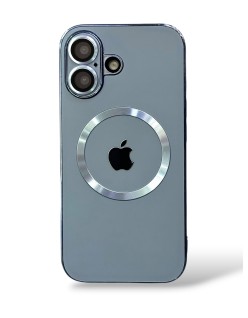 Funda para iPhone con acabado tipo cristal metálico 12