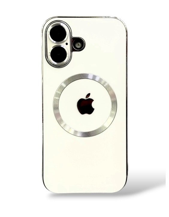 Funda para iPhone con acabado tipo cristal metálico 14 Pro Max