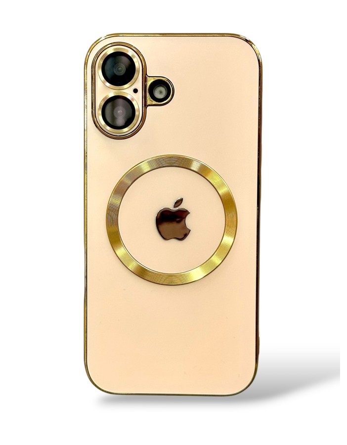 Funda para iPhone con acabado tipo cristal metálico 15
