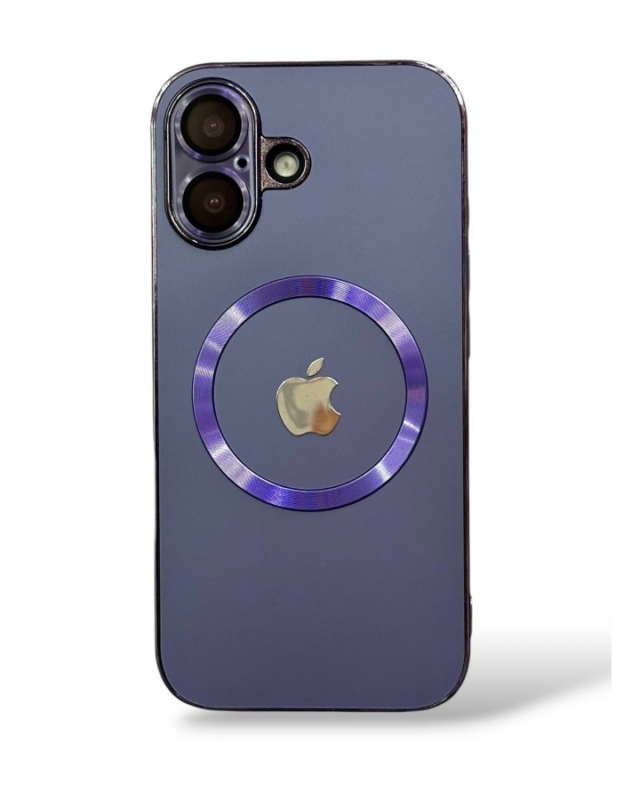 Funda para iPhone con acabado tipo cristal metálico 15 Pro