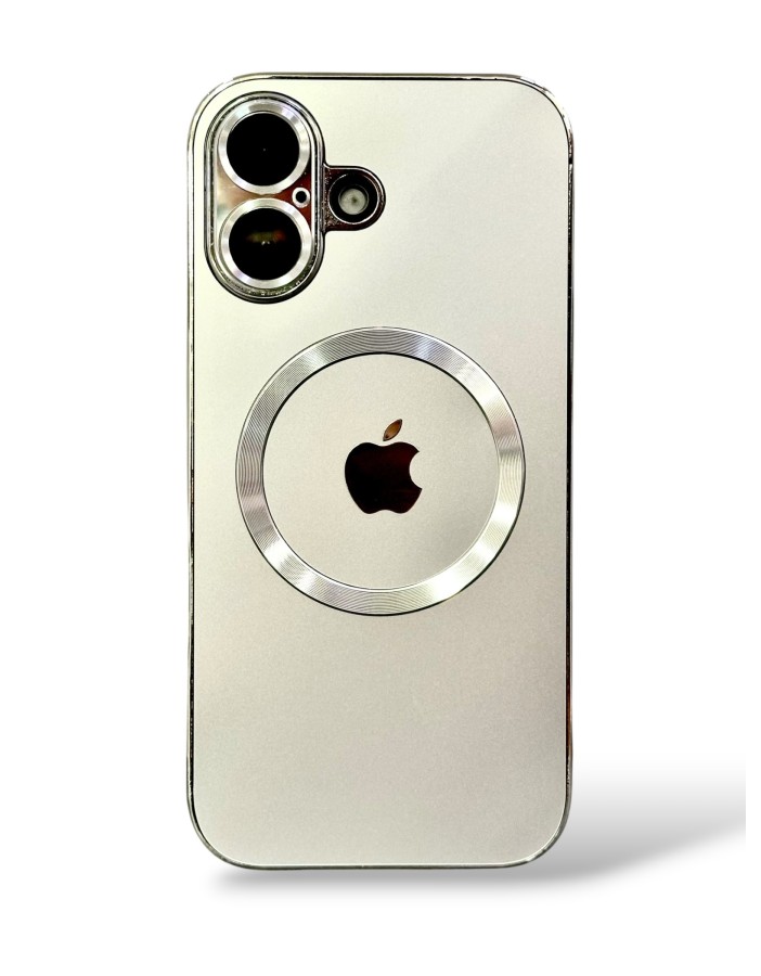 Funda para iPhone con acabado tipo cristal metálico 15 Pro