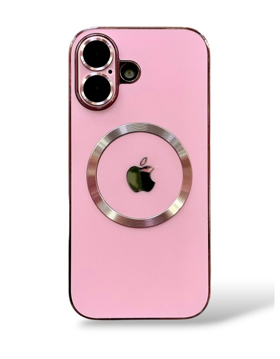 Funda para iPhone con acabado tipo cristal metálico 17 Pro