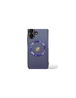 Funda para iPhone con acabado tipo cristal metálico 16 Pro Max