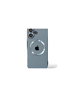 Funda para iPhone con acabado tipo cristal metálico 16 Plus