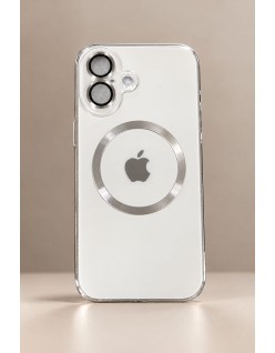 Funda para iPhone con acabado tipo cristal metálico 16
