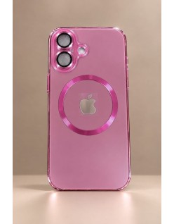 Funda para iPhone con acabado tipo cristal metálico 16