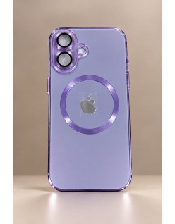 Funda para iPhone con acabado tipo cristal metálico 16