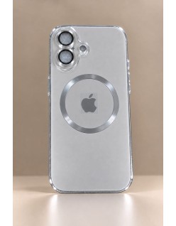 Funda para iPhone con acabado tipo cristal metálico 16