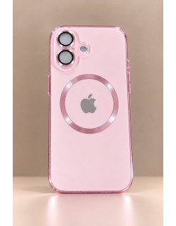Funda para iPhone con acabado tipo cristal metálico 16