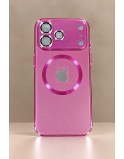 Funda para iPhone con acabado tipo cristal metálico 17 Pro Max