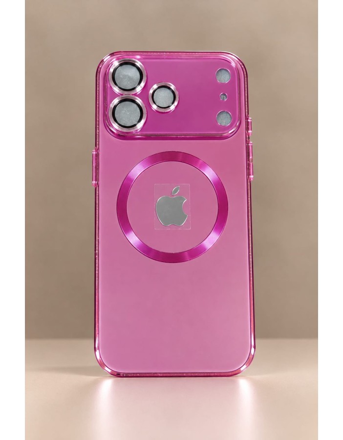 Funda para iPhone con acabado tipo cristal metálico 17 Pro Max
