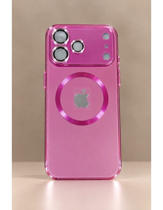 Funda para iPhone con acabado tipo cristal metálico 17 Pro Max