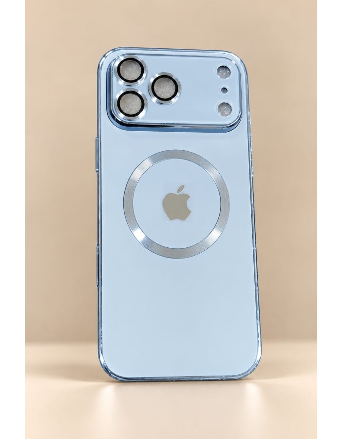 Funda para iPhone con acabado tipo cristal metálico 17 Pro Max